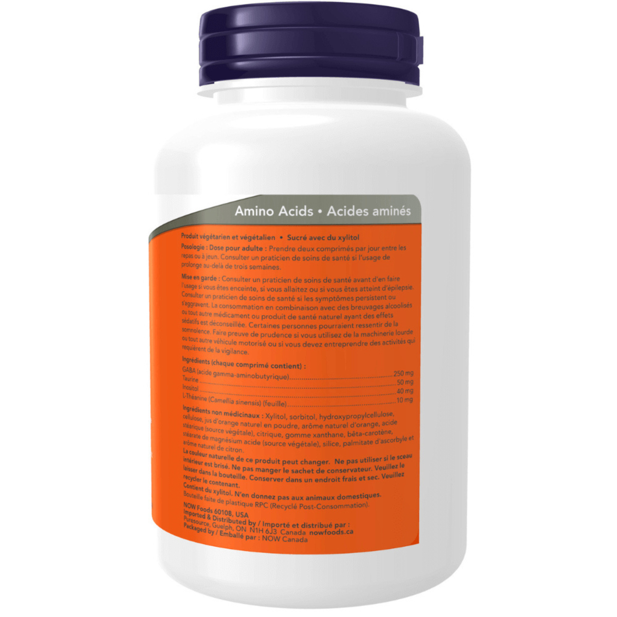 Now - GABA - 250mg Chewable 90 Tablets