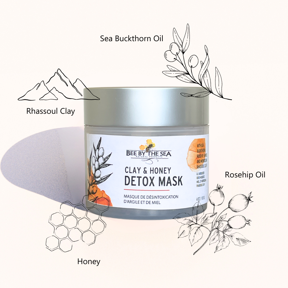 Bee By The Sea - Clay & Honey Face Mask Detox - 113g