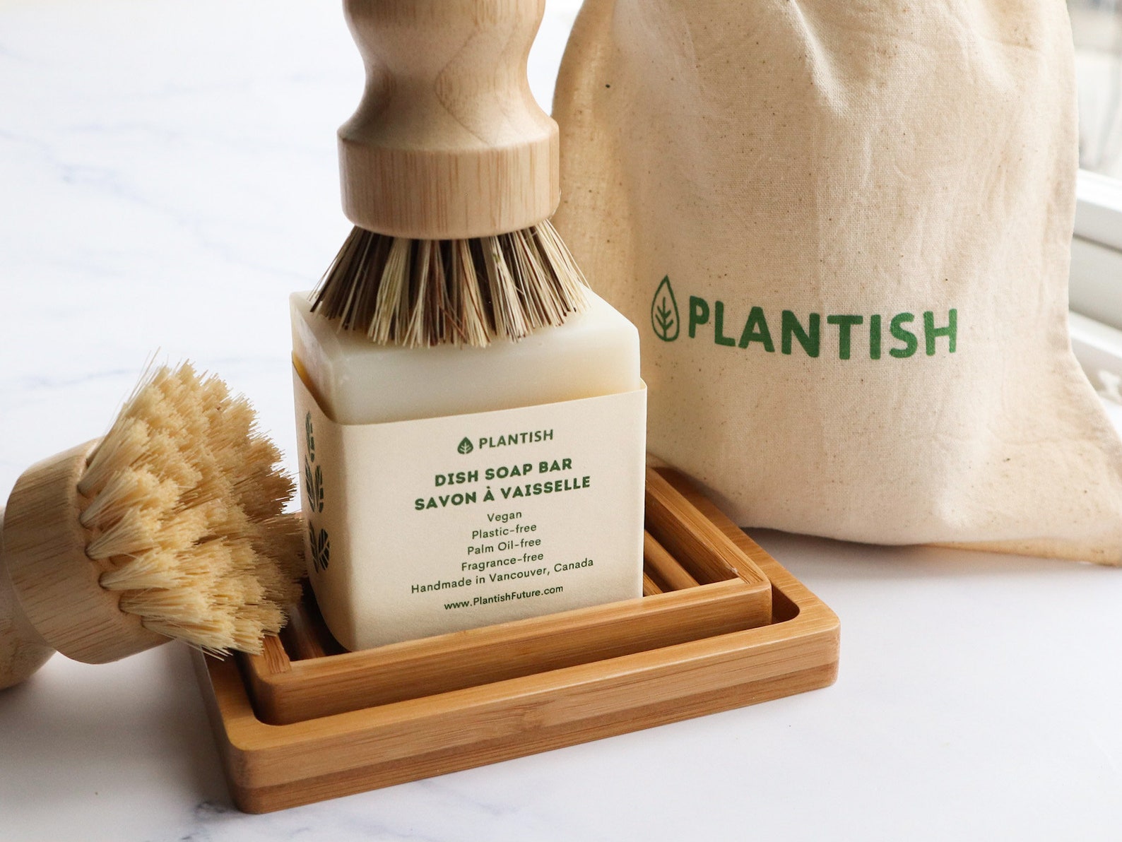Plantish - Dual Layer Bamboo Soap Dish