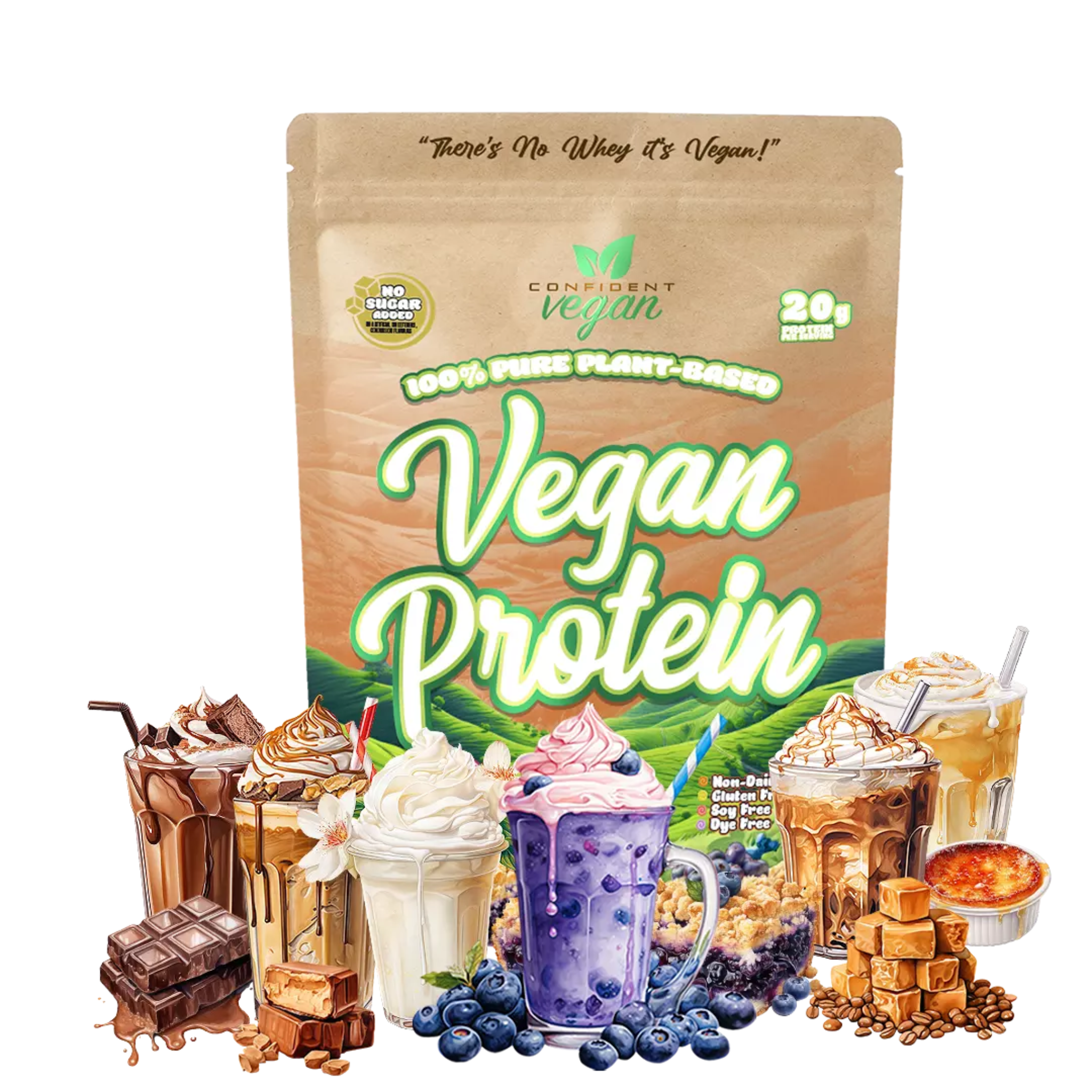 Confident - Vegan Protein - 907G
