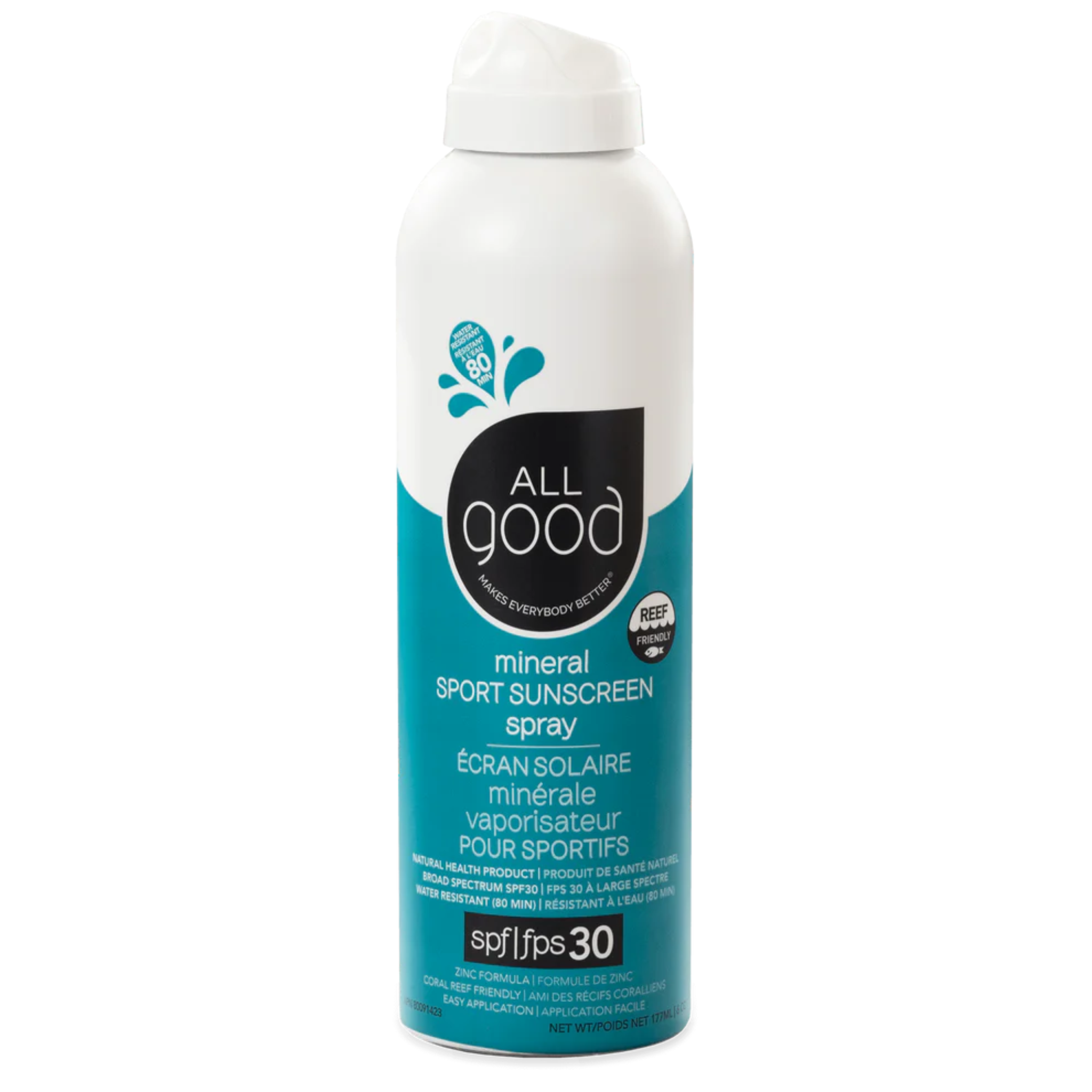 All Good - SPF 30 Sport Sunscreen Spray - 177ML