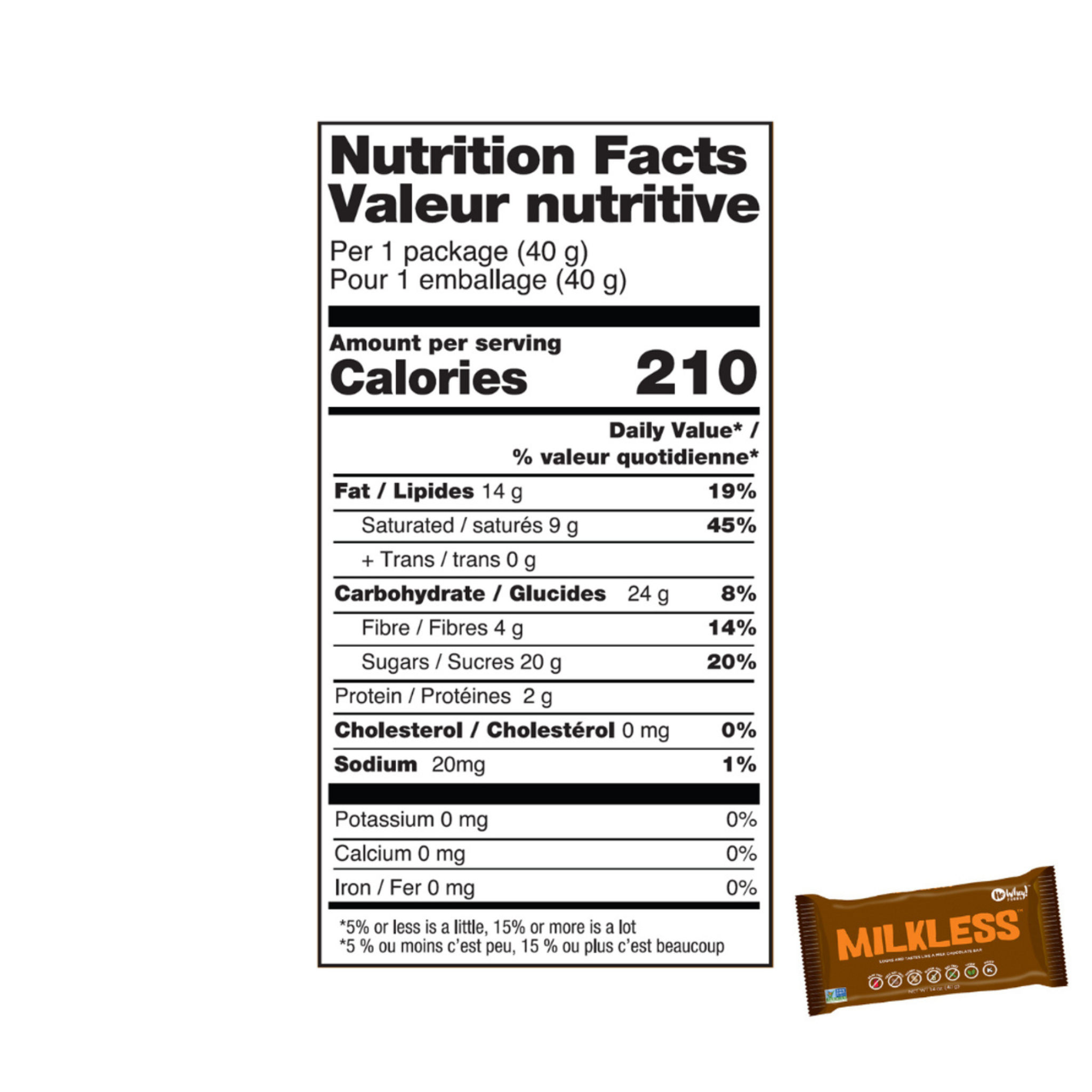 No Whey! Foods - Milkless Bars - 40g