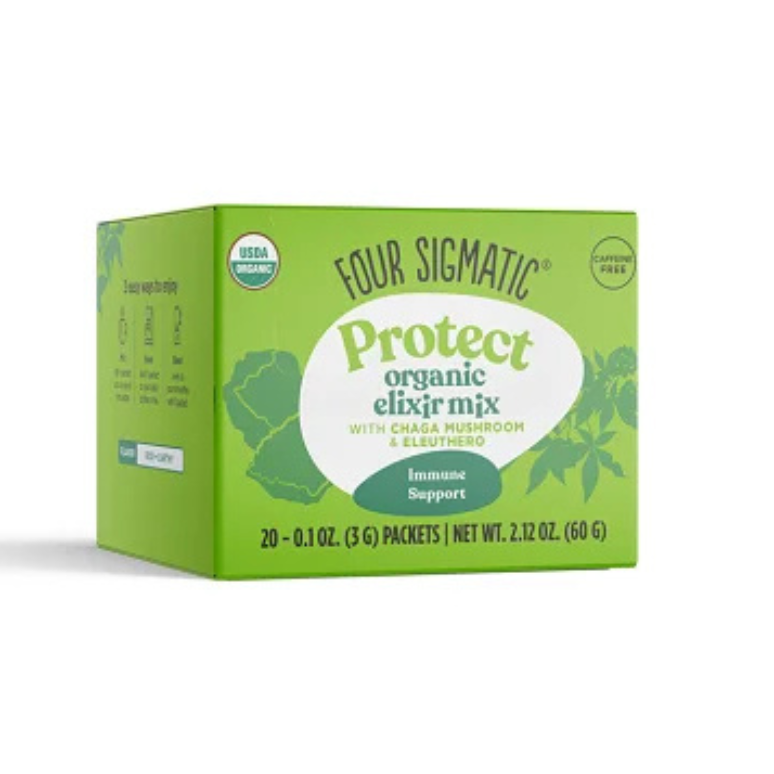 Four Sigmatic - Protect Organic Elixir Mix Immune Support - 60g 20 Packets (DSL BB 08/2026)