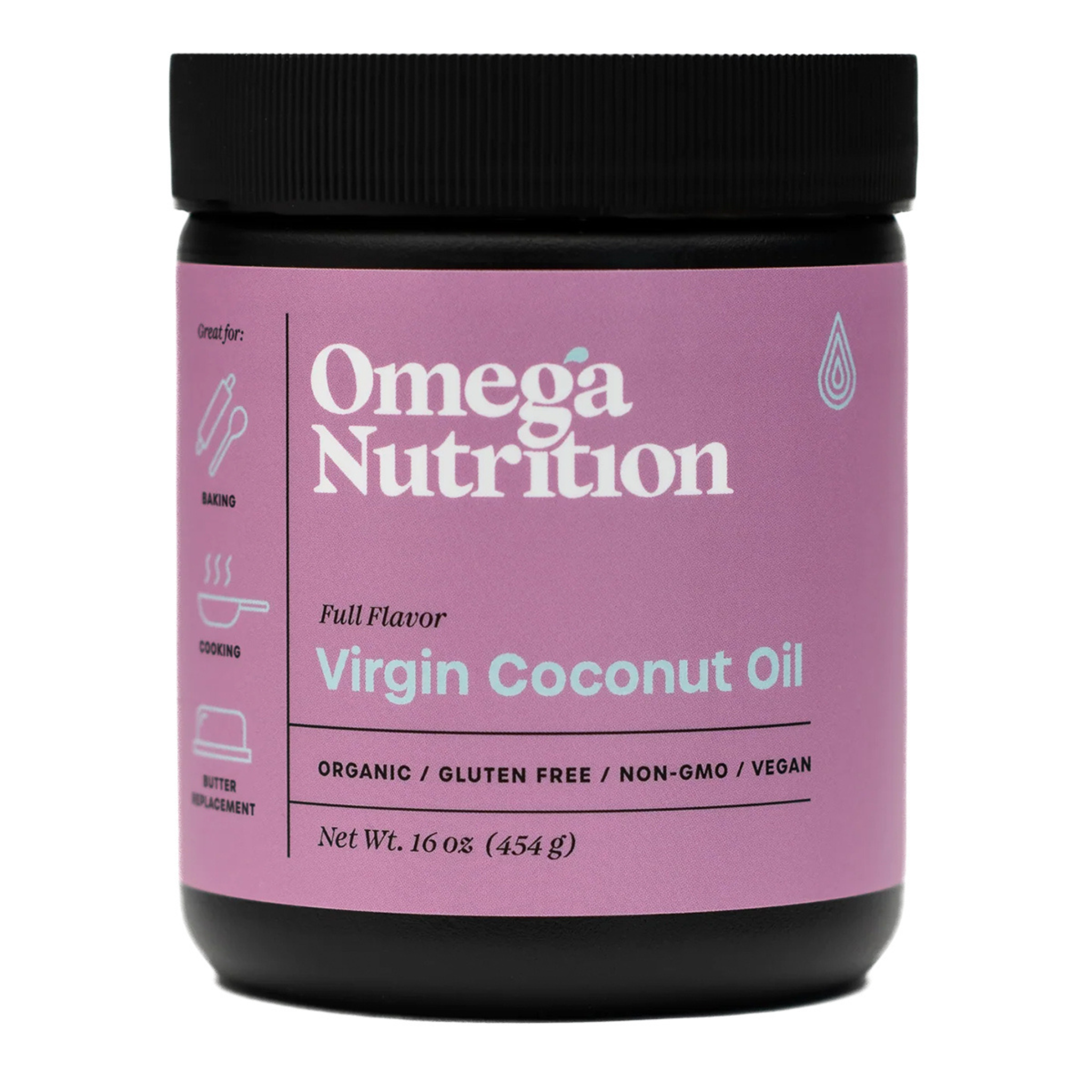 Omega Nutrition - Organic Virgin Coconut Oil Full Flavour (DSL)