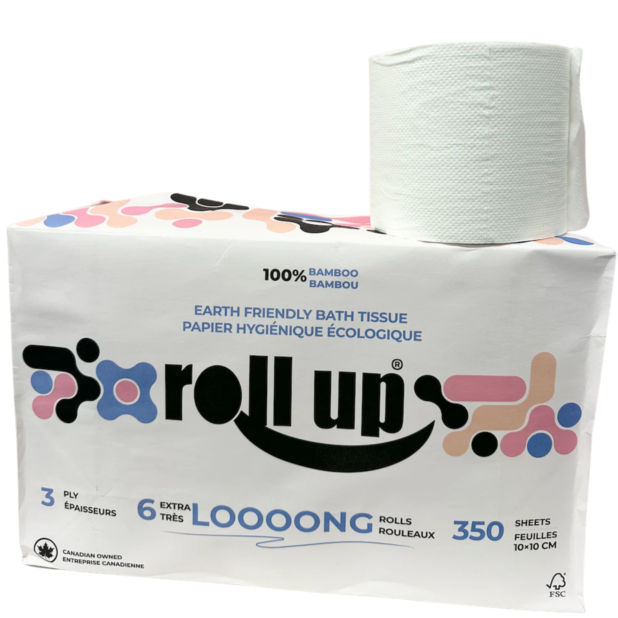 Roll Up - Premium Bamboo Toilet Paper 3 Ply