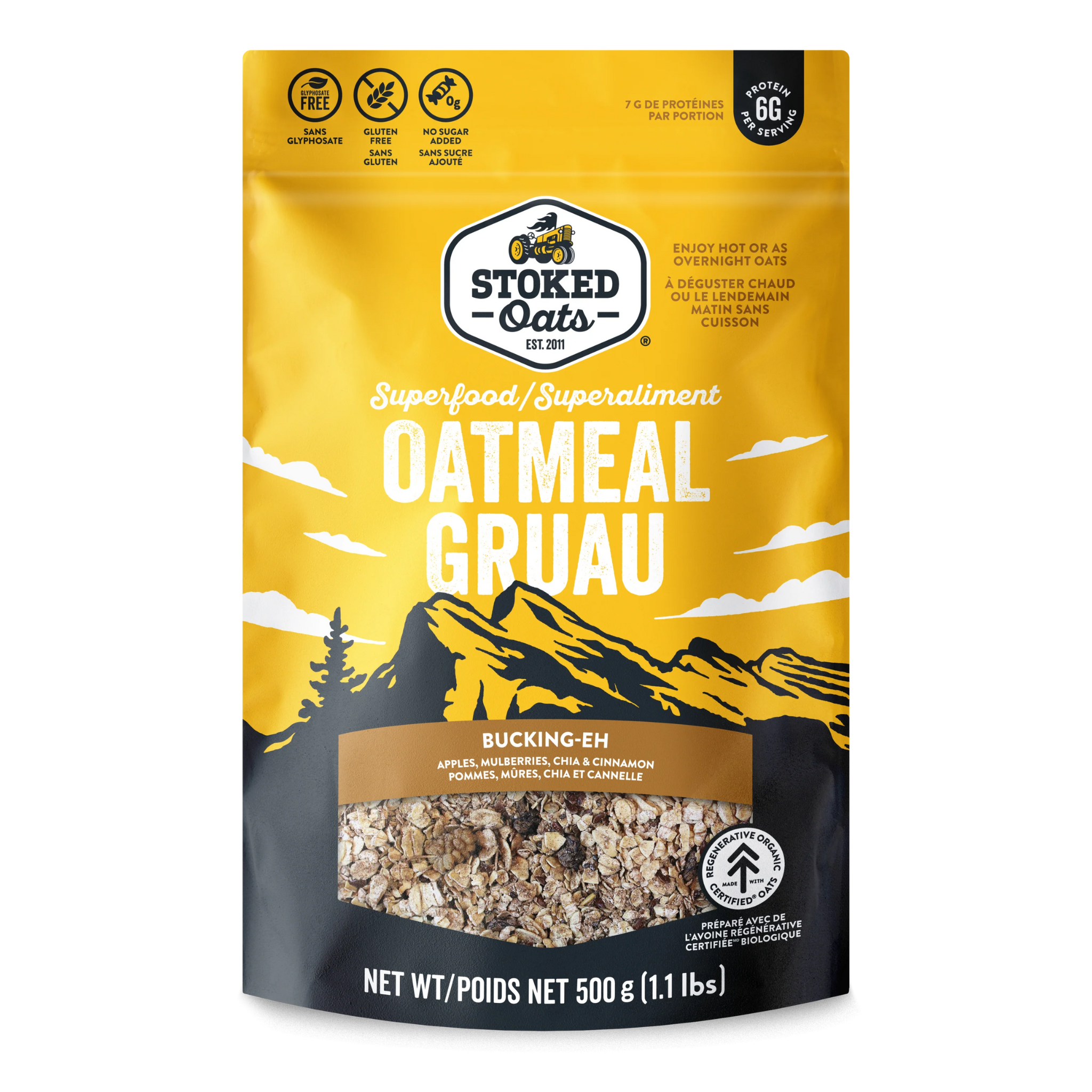 Stoked Oats - Superfood Oatmeal Blend Bucking Eh - 500g