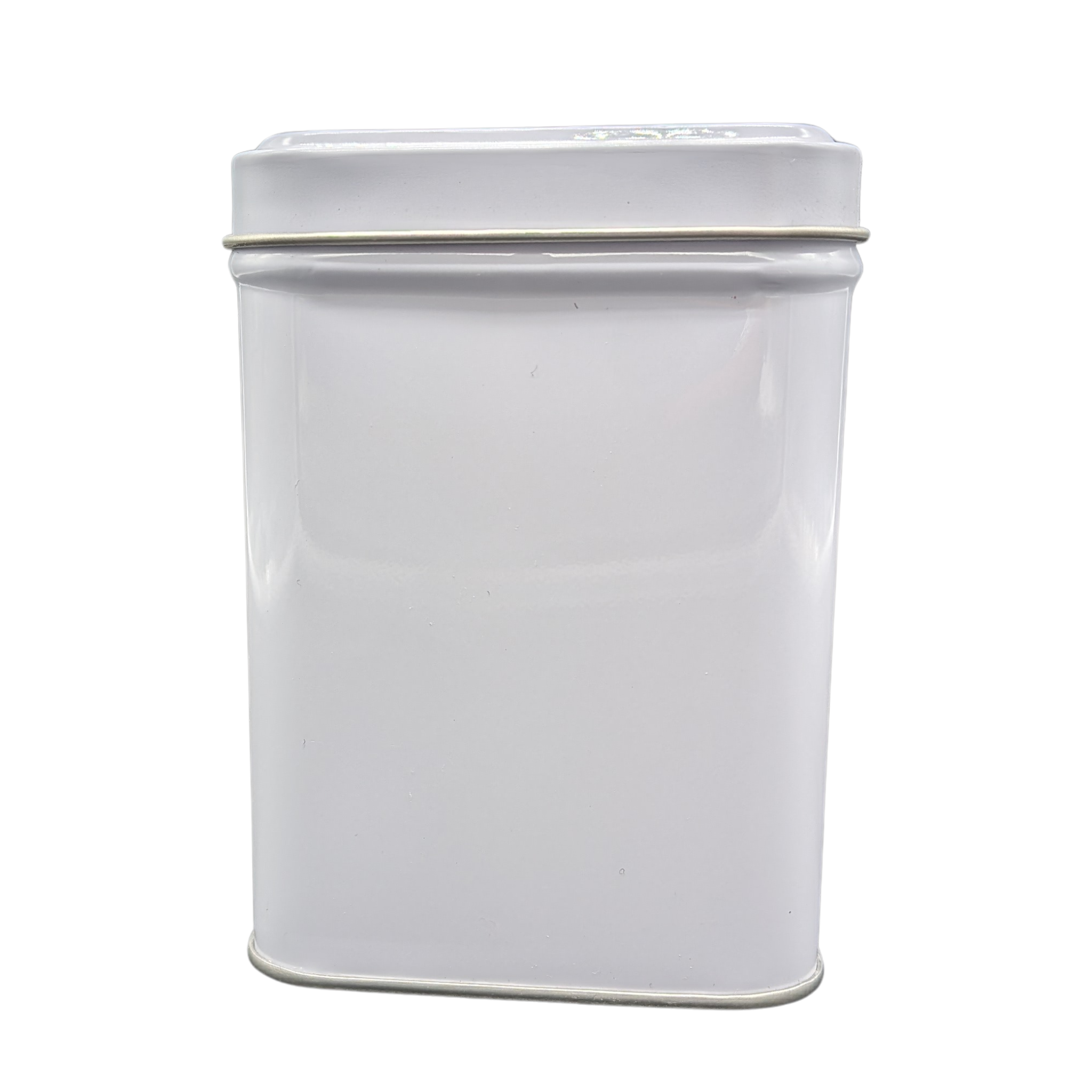 Tea Tin - White Medium Square (DSL)