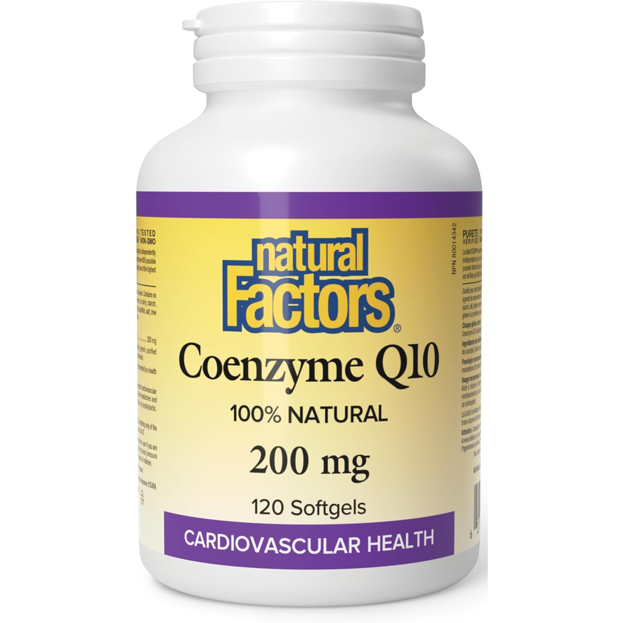 Natural Factors - Coenzyme Q10 100% Natural - 200mg Softgels