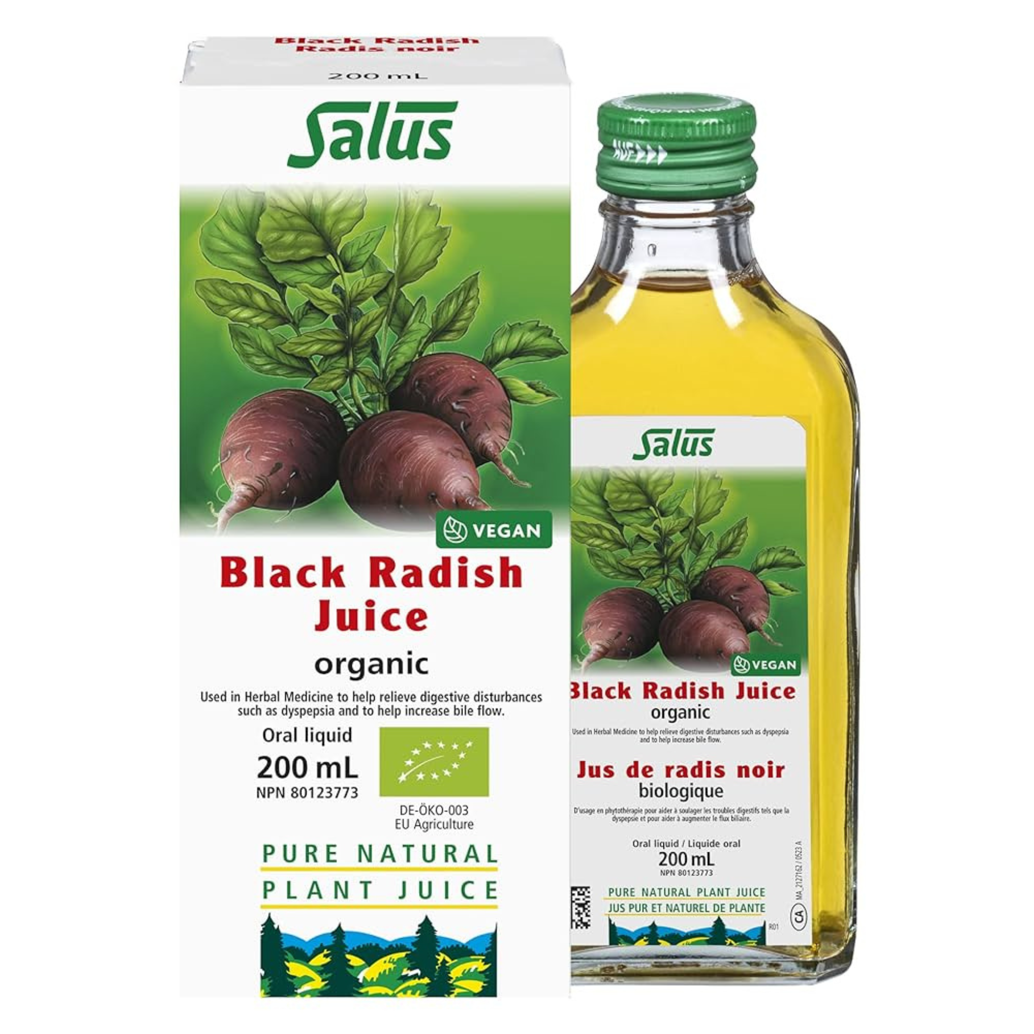 Salus - Organic Black Radish Juice - 200mL