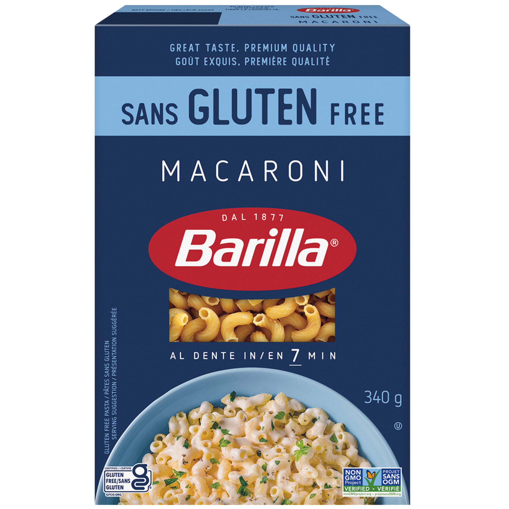 Barilla - Macaroni Gluten Free - 340g (DSL)