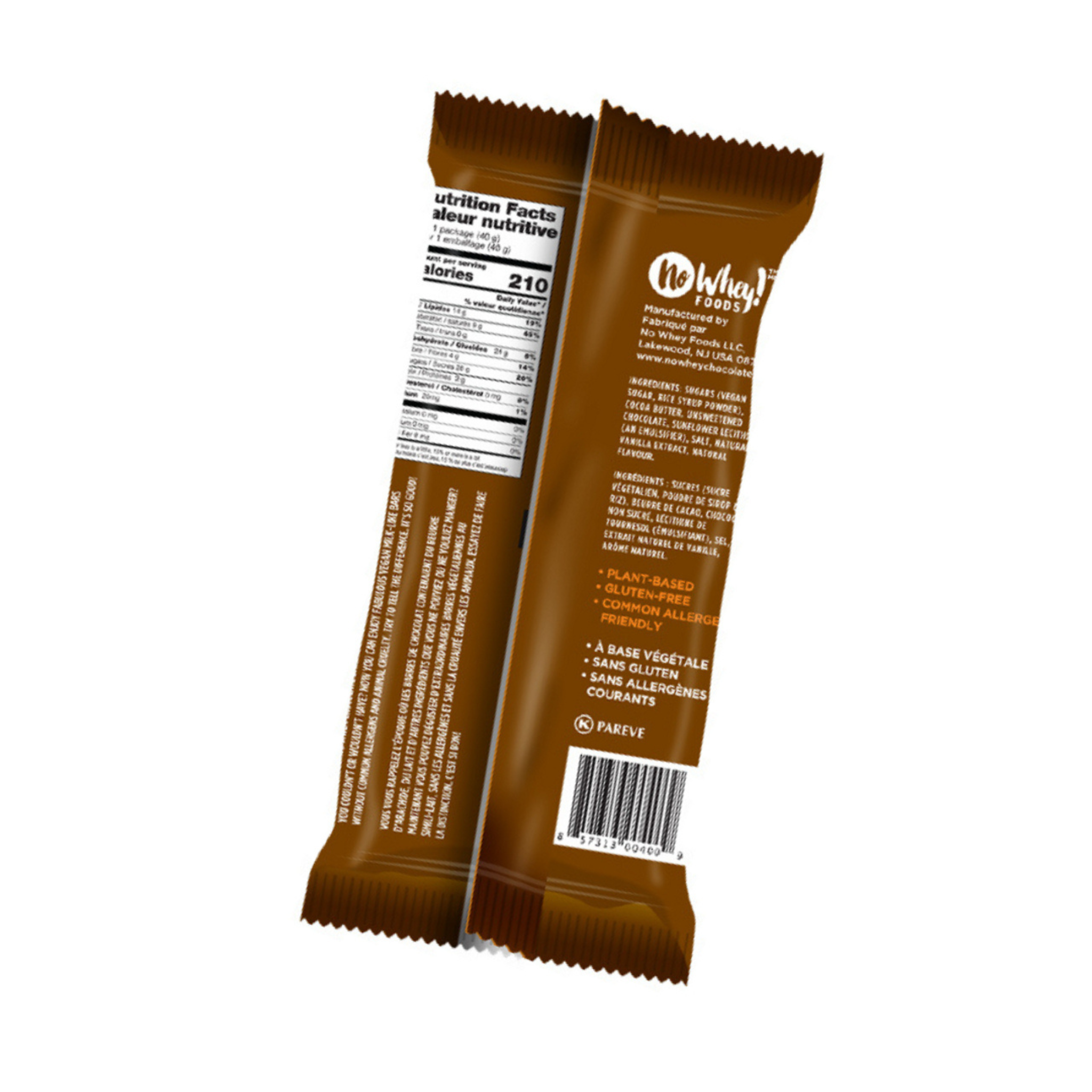 No Whey! Foods - Milkless Bars - 40g