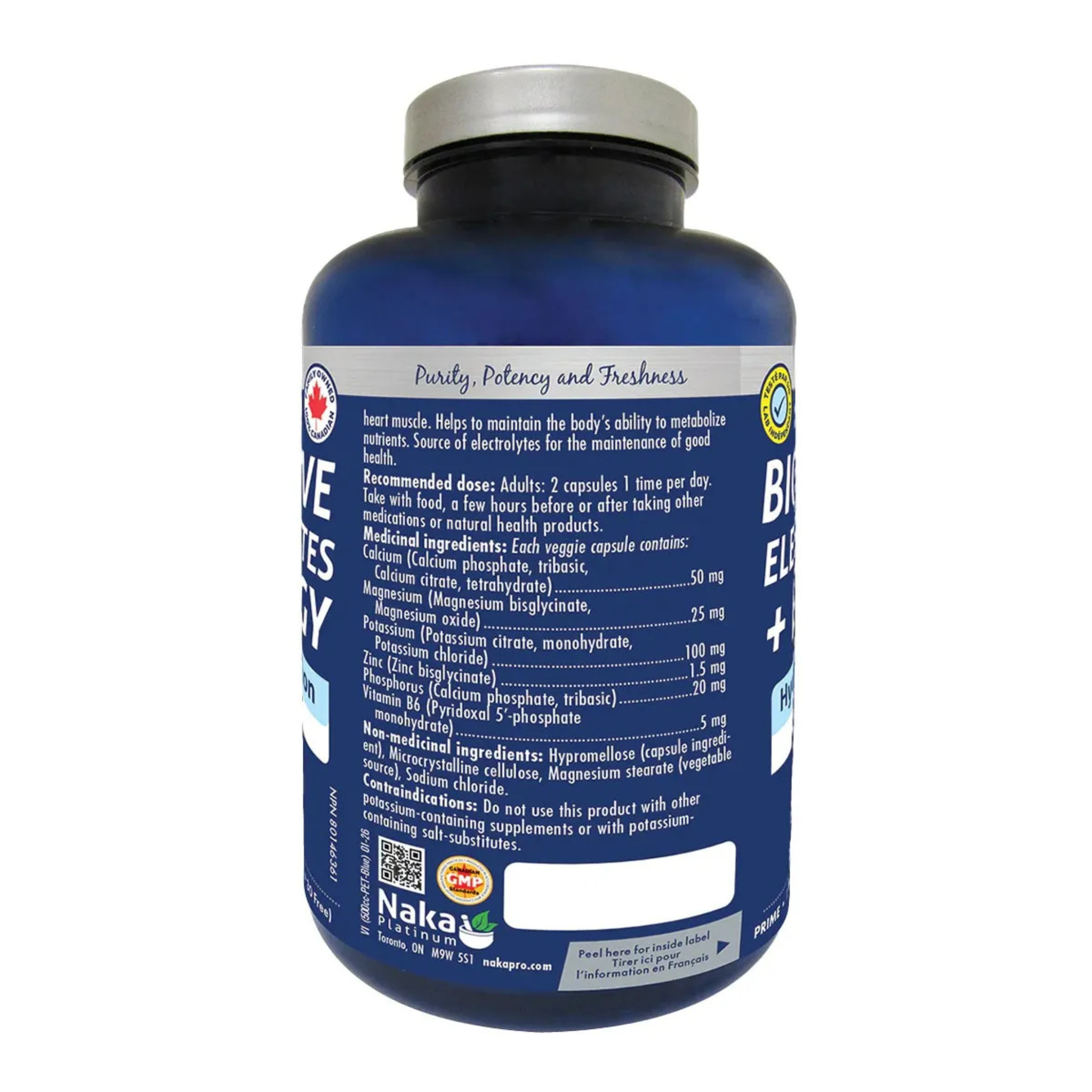 Naka - Bioactive Electrolytes + Energy - 150 Veg Capsules