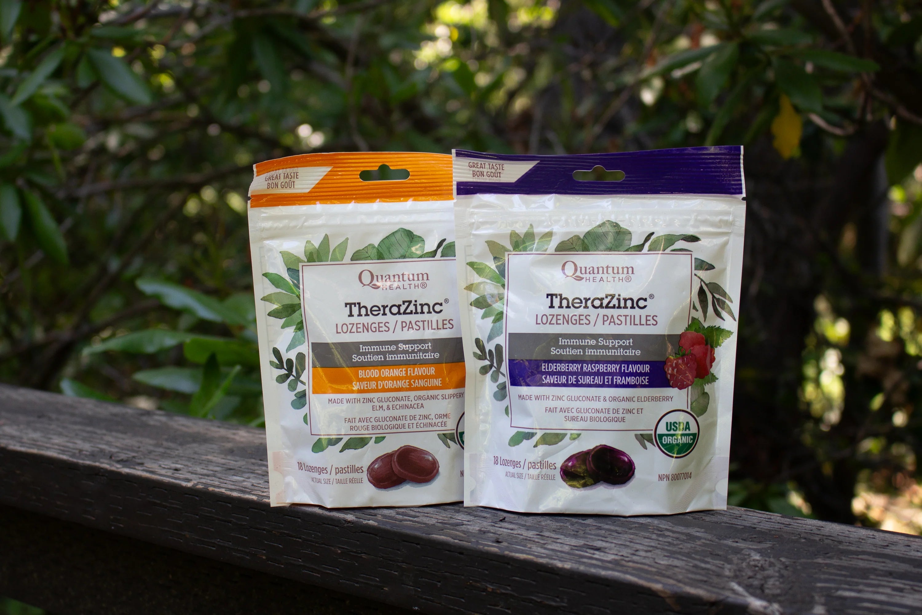 Quantum Health - Therazinc Elderberry Raspberry - 18 Lozenges