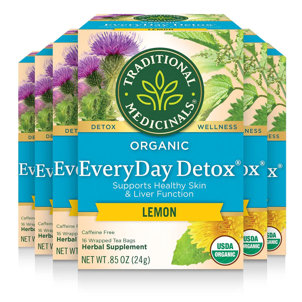 Traditional Medicinals - Every Day Detox Lemon - 16 Tea Bags