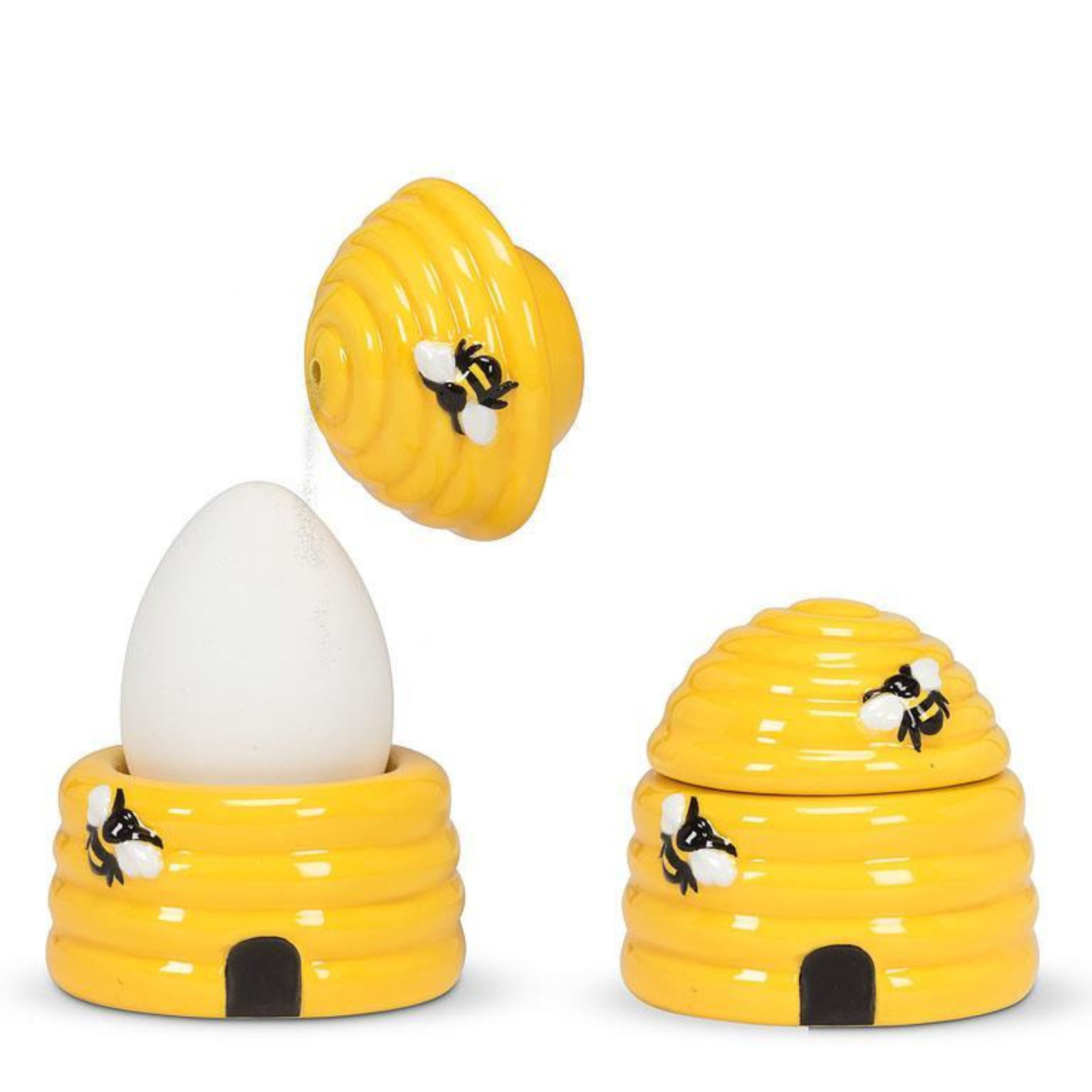 Abbott - Honey Pot Egg Cup with Salt Shaker