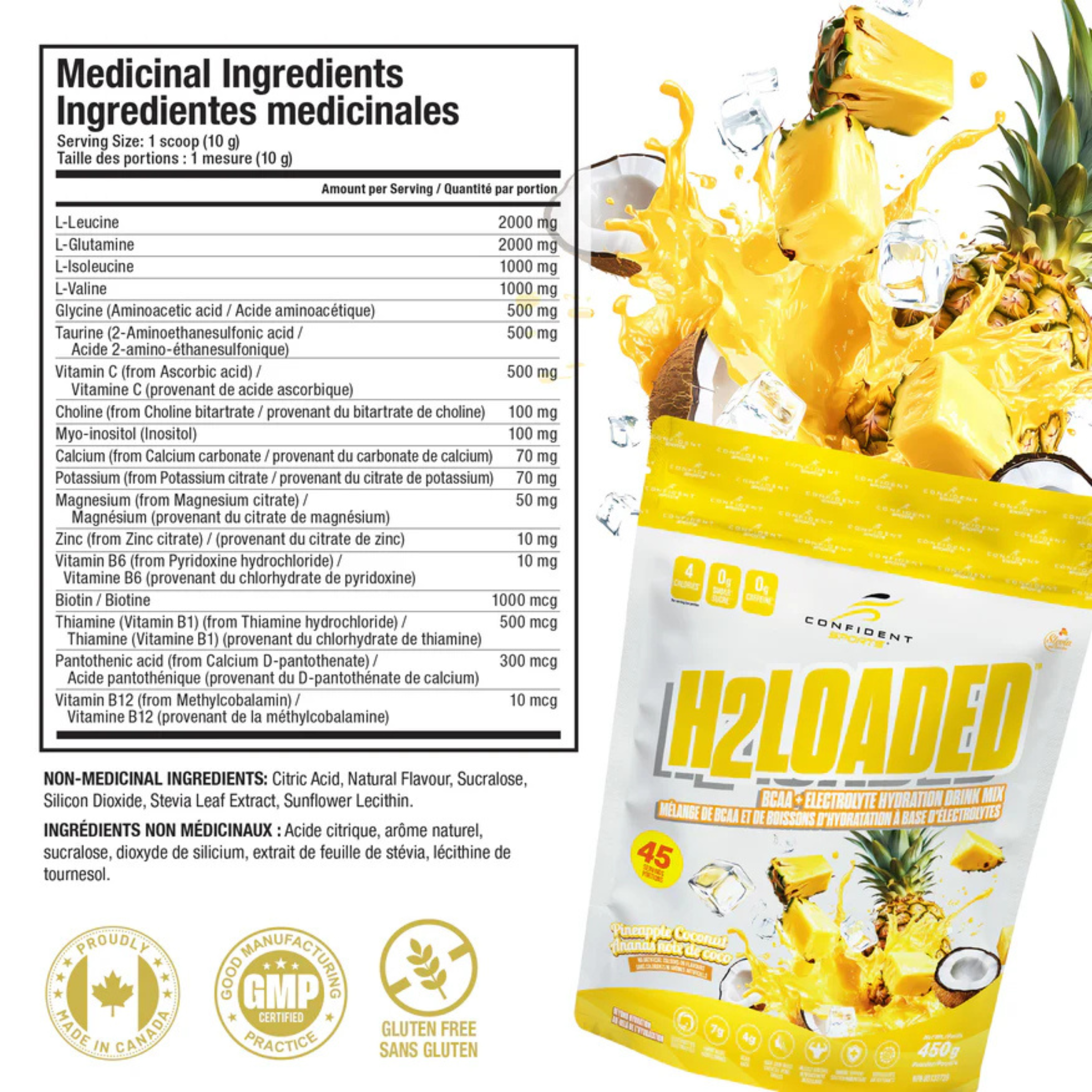 Confident Sports - H2 Loaded - 450g