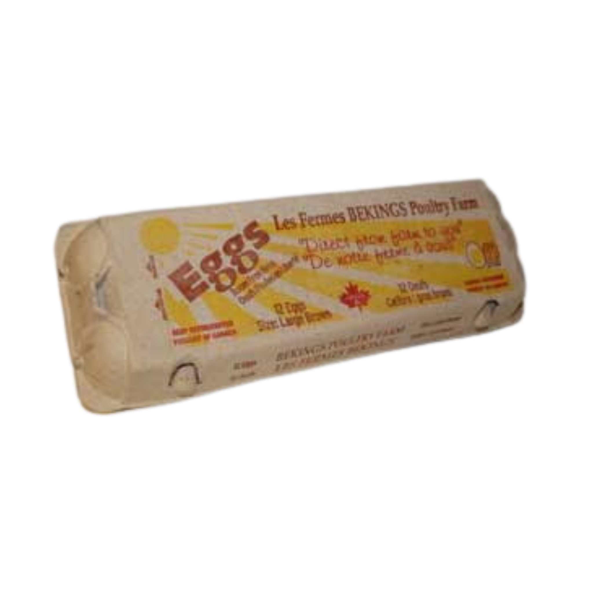 Beking's Poultry Farm - Large Brown Eggs Roam Free Hens - 1 Dozen (IN STORE PICKUP ONLY)
