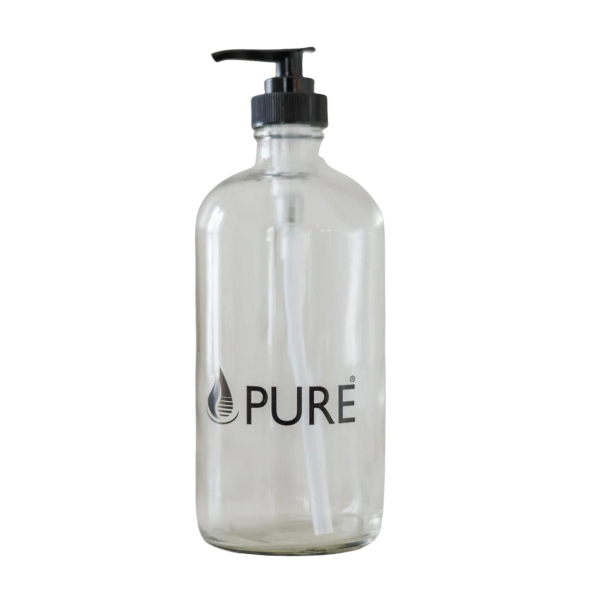 Pure Quemar - Empty Glass Bottle With Pump - 500ml