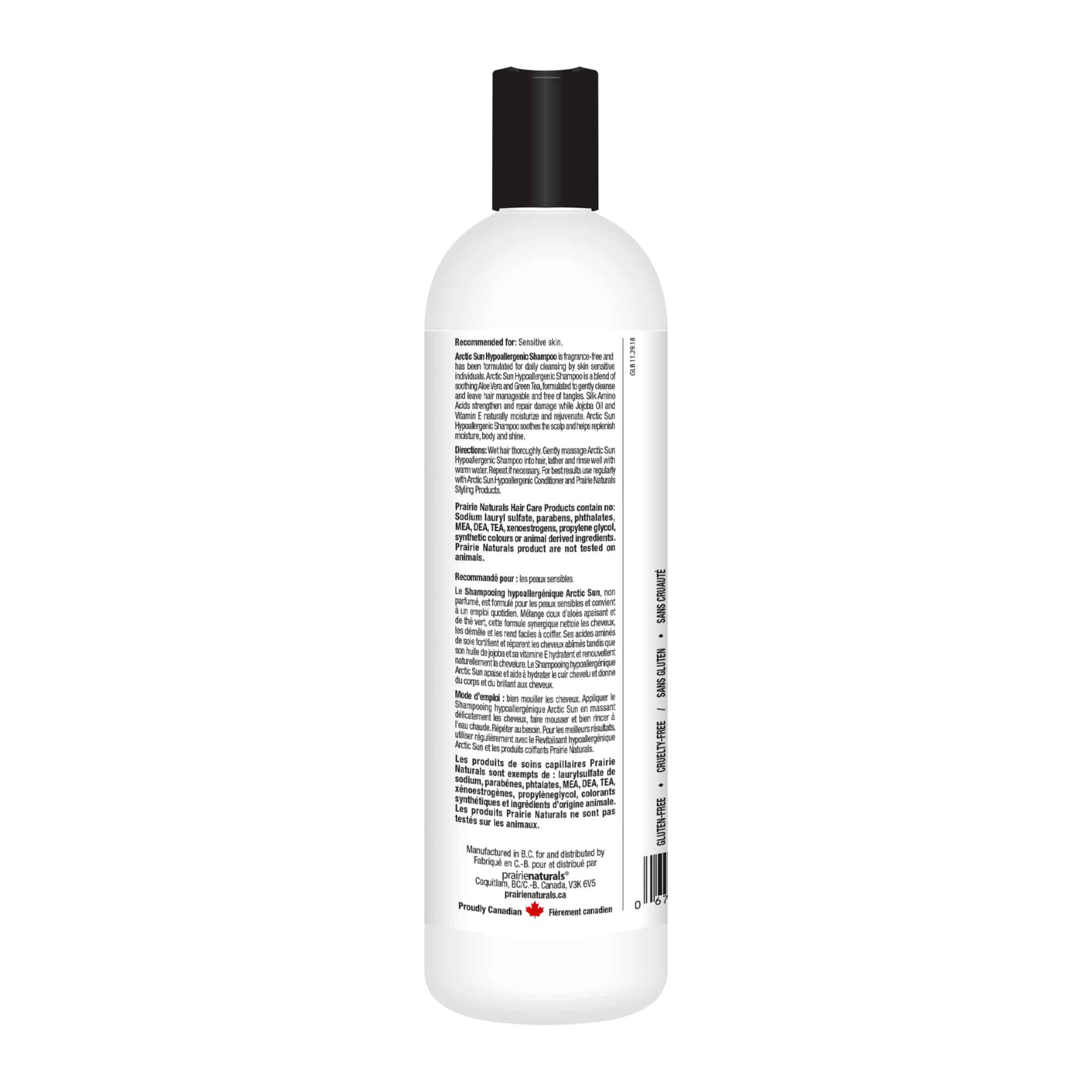 Prairie Naturals - Arctic Sun Hypoallergenic Shampoo - 500ml