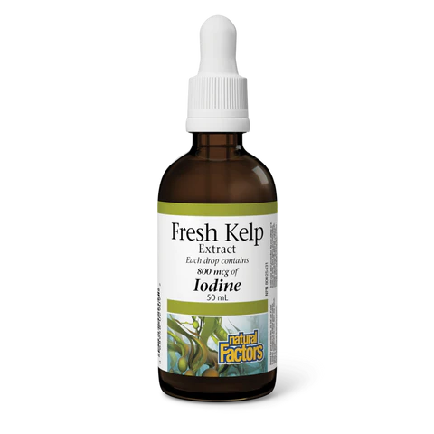 Natural Factors - Fresh Kelp Extract - 800mcg of Iodine 50ml