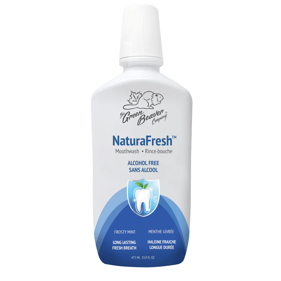 Green Beaver - NaturaFresh Mouthwash Frosty Mint - 473mL