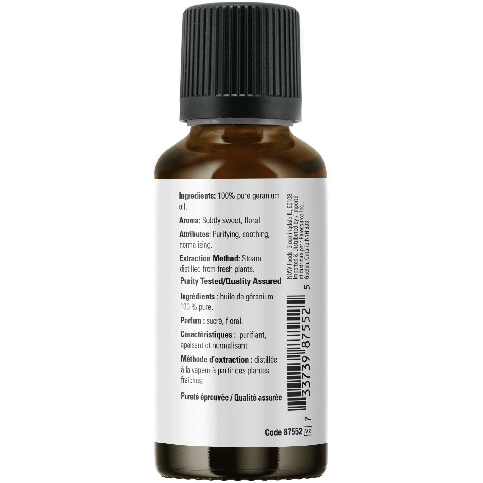 Now - Geranium Essential Oil - 30ml