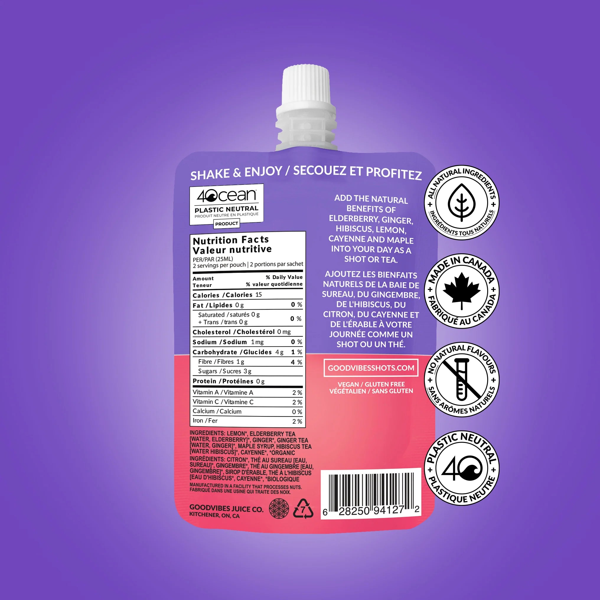 Goodvibes Juice - Shots Get Well - 50mL