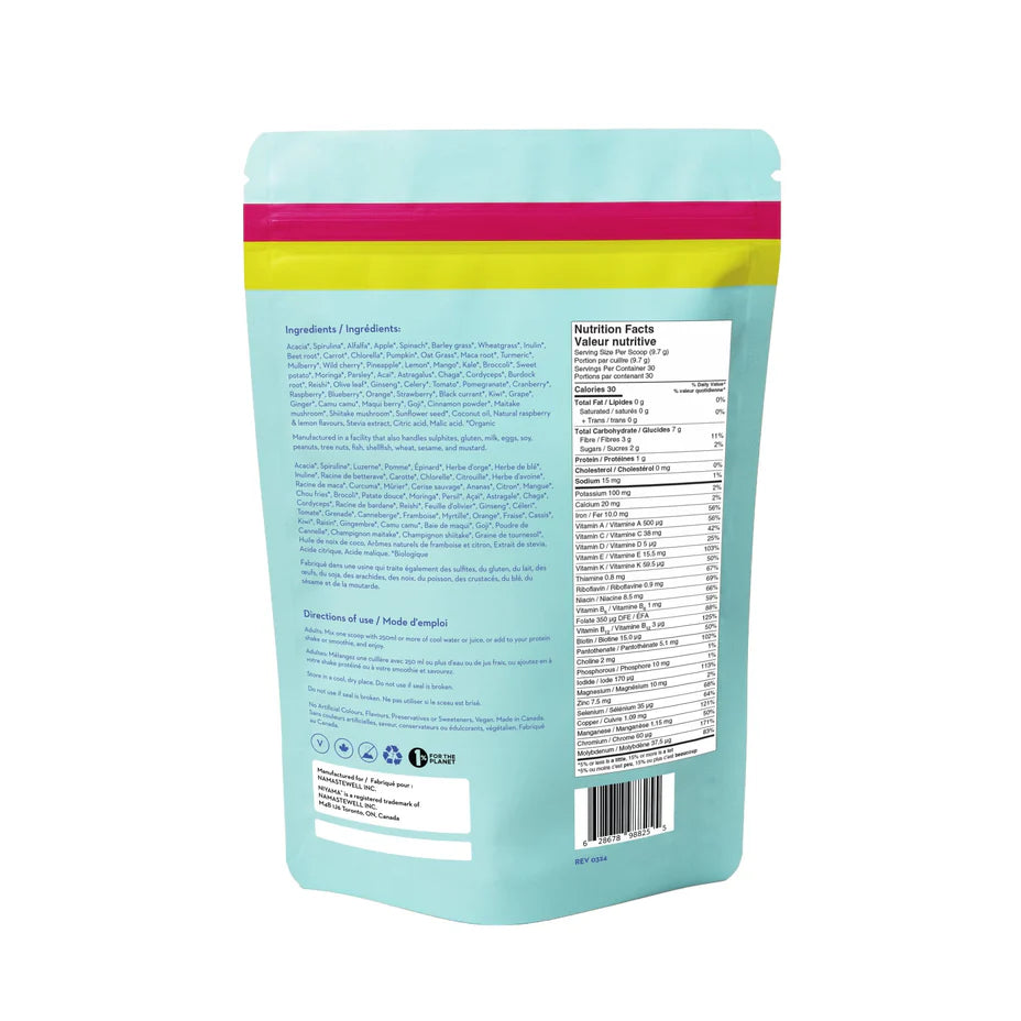 Niyama - Goddess Greens & Superfoods - 293g Powder