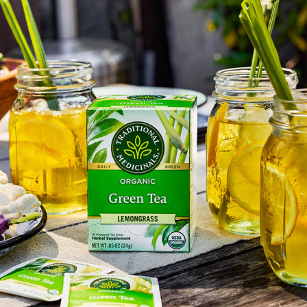 Traditional Medicinals - Green Tea Lemongrass - 16 Tea Bags