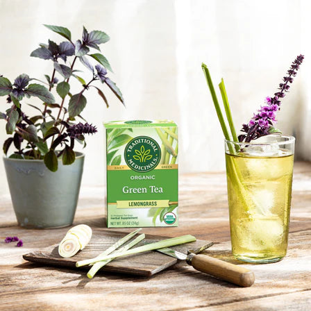 Traditional Medicinals - Green Tea Lemongrass - 16 Tea Bags