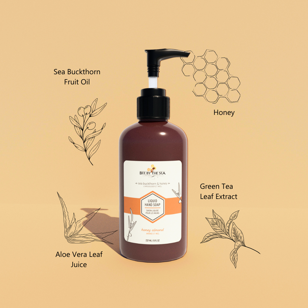 Bee By The Sea - Liquid Hand Soap Honey Almond - 237ml