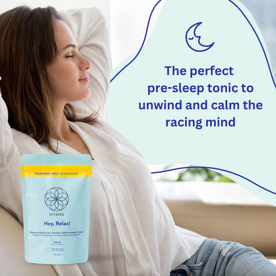 Niyama - Hey Relax Magnesium Glycinate Powder - 48 Servings
