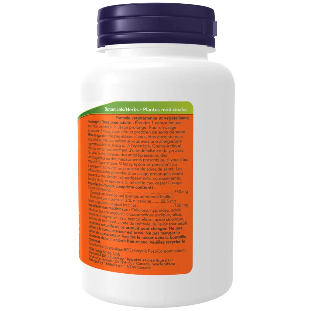 Now - Horny Goat Weed - 750mg 90 Tablets