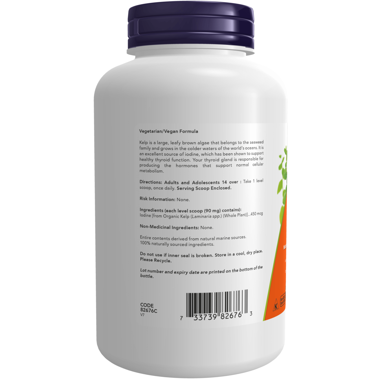 Now - Organic Kelp - 100% Pure Powder 227g