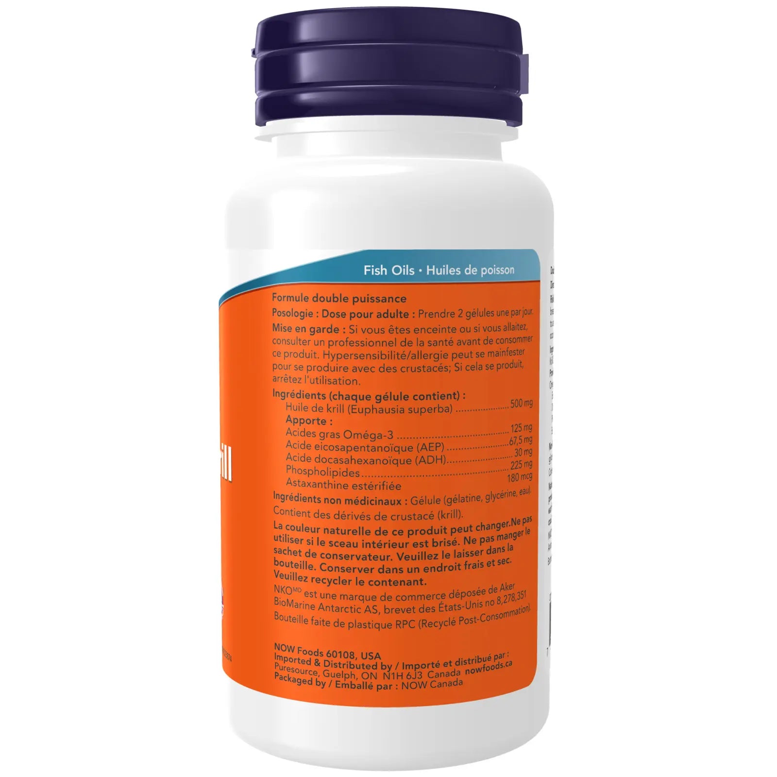 Now - Krill Oil - 500mg 120 Softgels