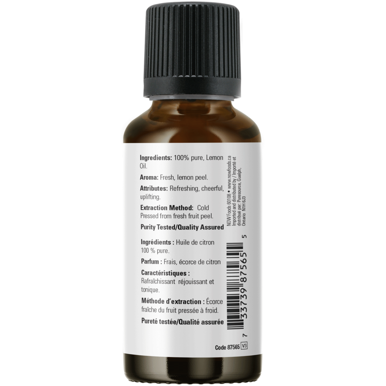 Now - Lemon Essential Oil - 30mL