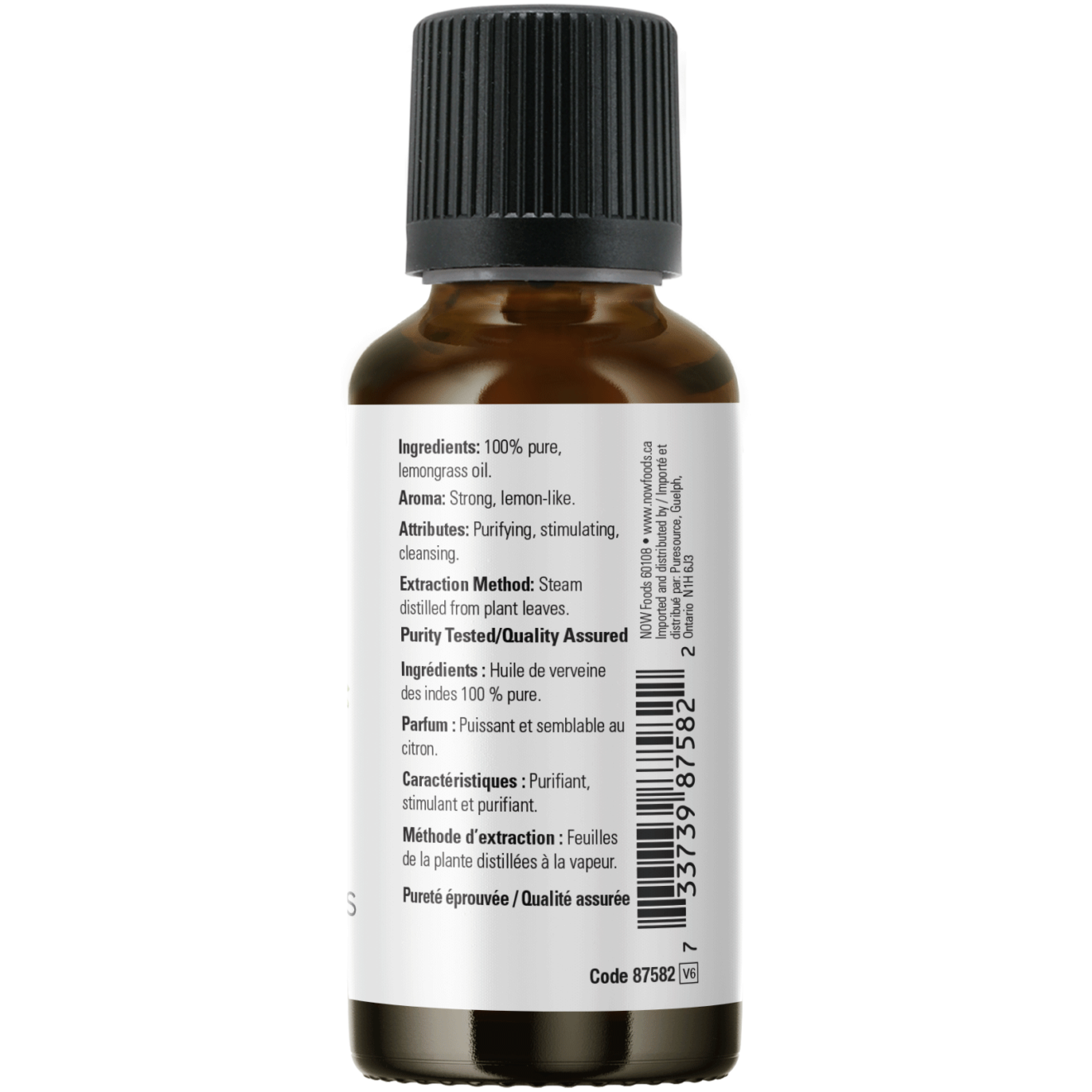 Now - Lemongrass Essential Oil - 30ml
