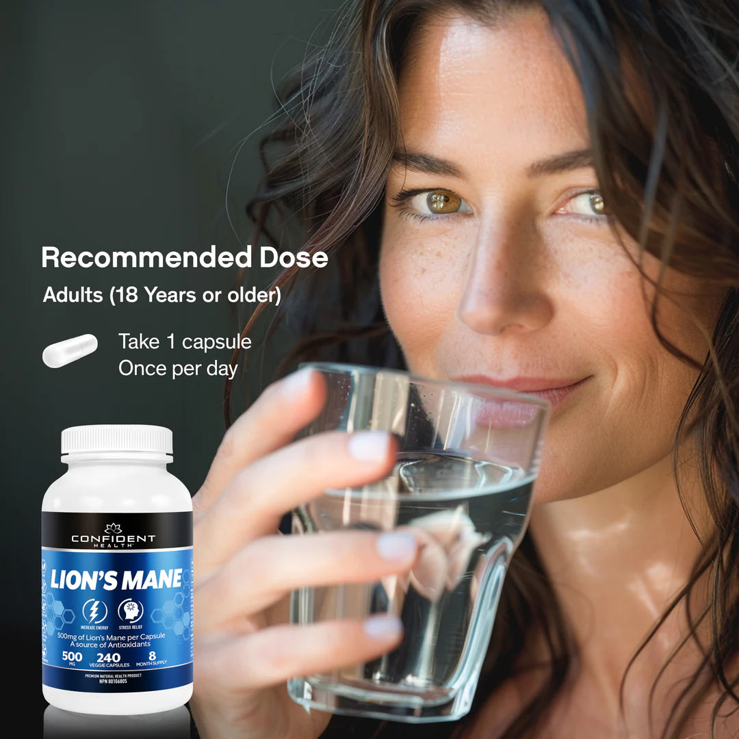 Confident Health - Lion's Mane - 500mg