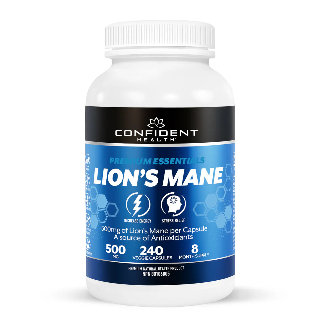 Confident Health - Lion's Mane - 500mg