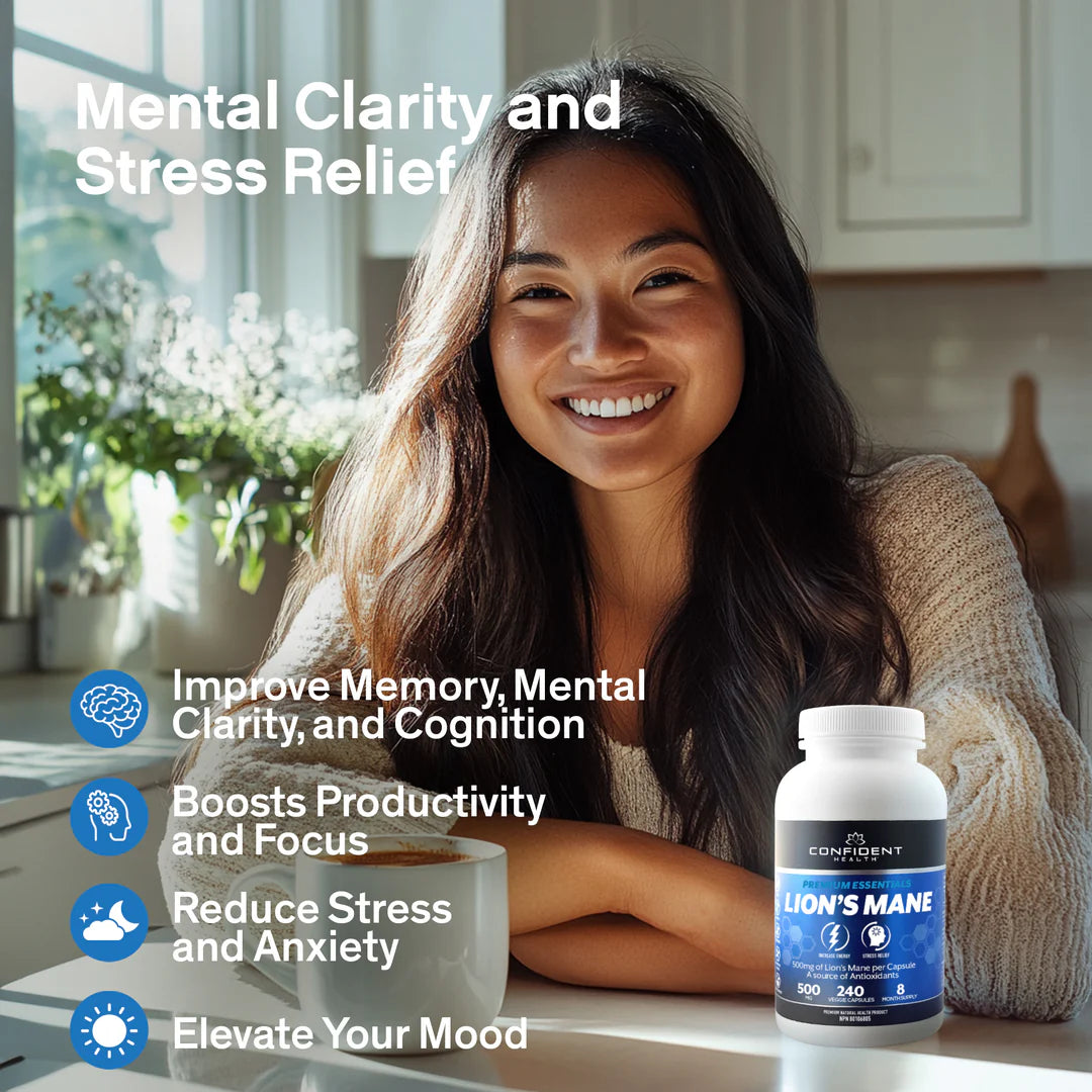 Confident Health - Lion's Mane - 500mg