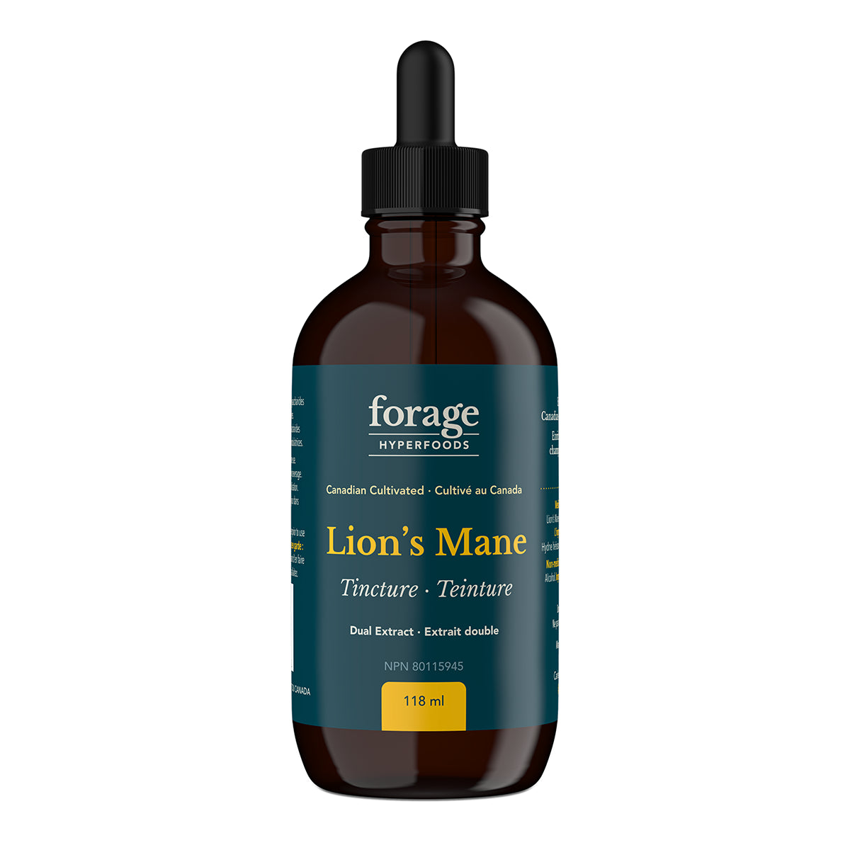 Forage Hyperfoods - Lion's Mane Tincture - 118ml (DSLM)
