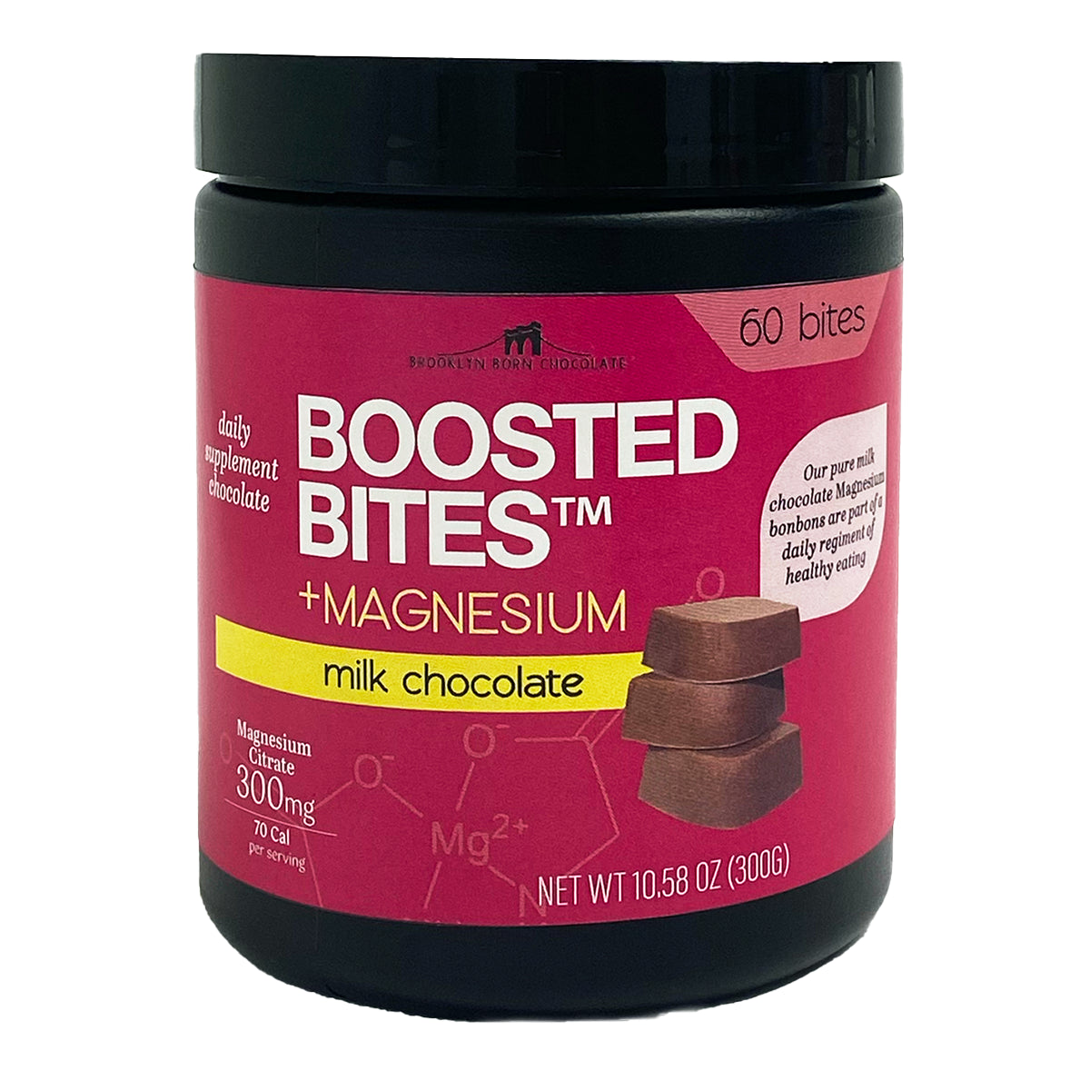 Brooklyn Born Chocolate - Boosted Bites +Magnesium 42% Milk Chocolate