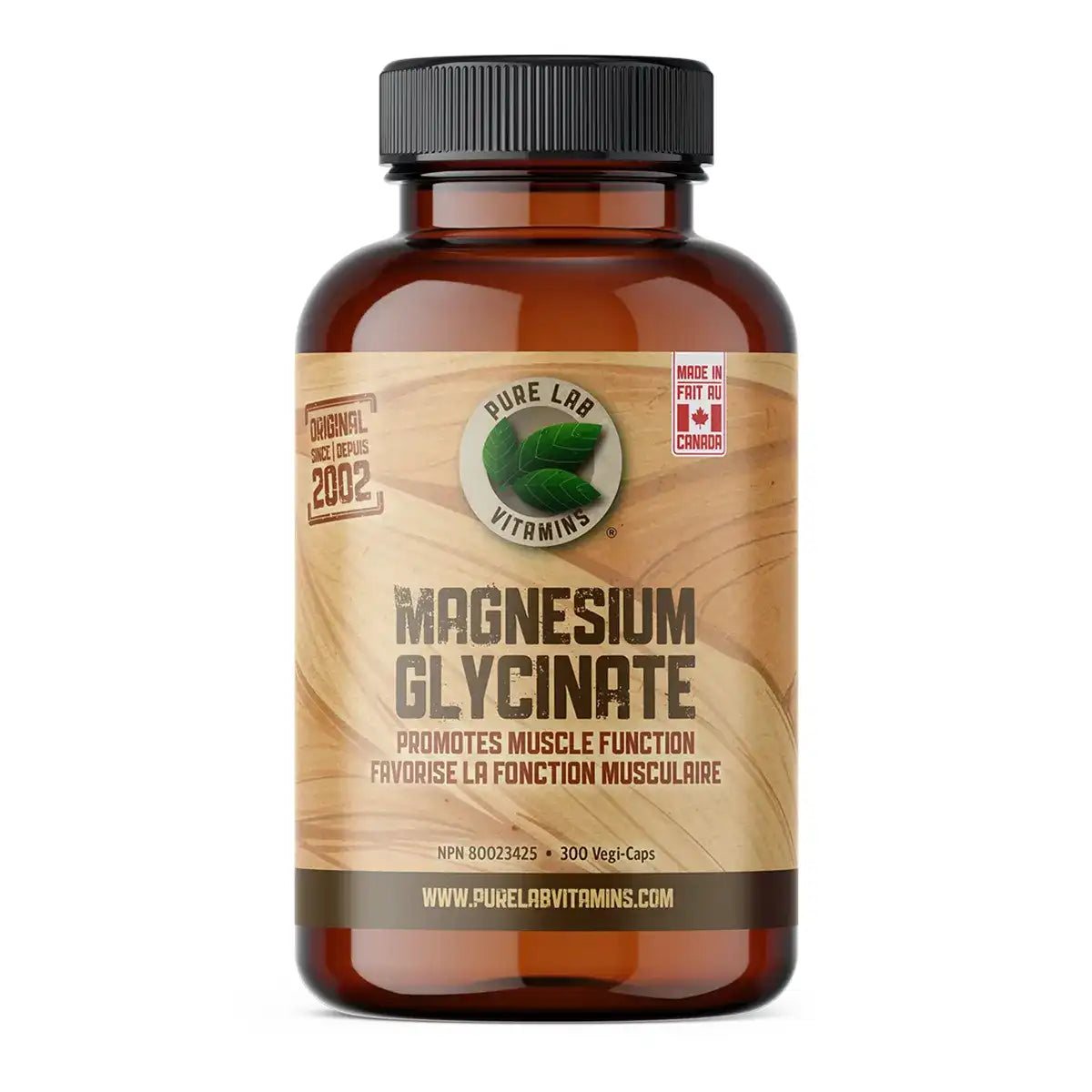 Pure Lab Vitamins - Magnesium Glycinate - Veg Capsules