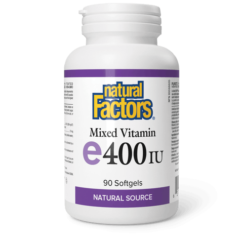 Natural Factors - Mixed Vitamin E 400IU - 400IU 90 Softgels