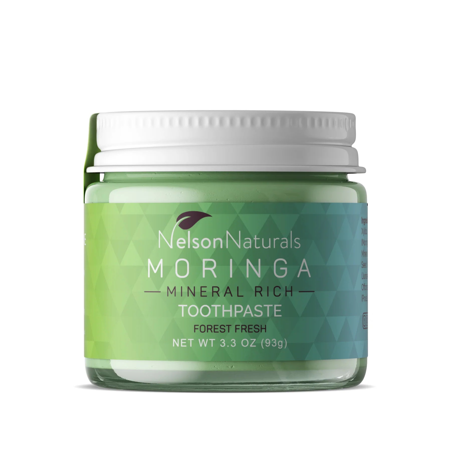 Nelson Naturals - The Original Zero Waste Toothpaste Moringa Mineral Rich - 93g