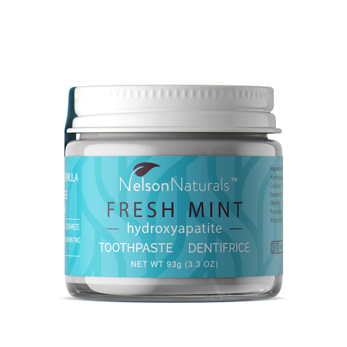 Nelson Naturals - Fresh Mint with Hydroxyapatite Toothpaste - 93g