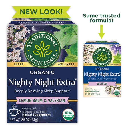 Traditional Medicinals - Organic Nighty Night Extra - 16 Tea Bags
