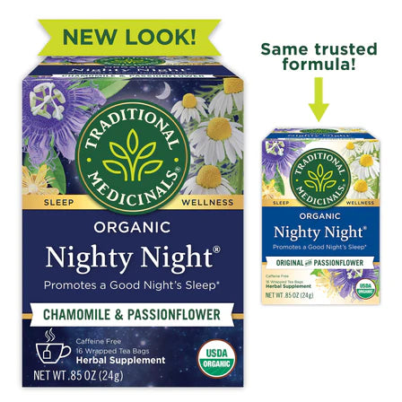 Traditional Medicinals - Organic Nighty Night Tea - 16 Tea Bags