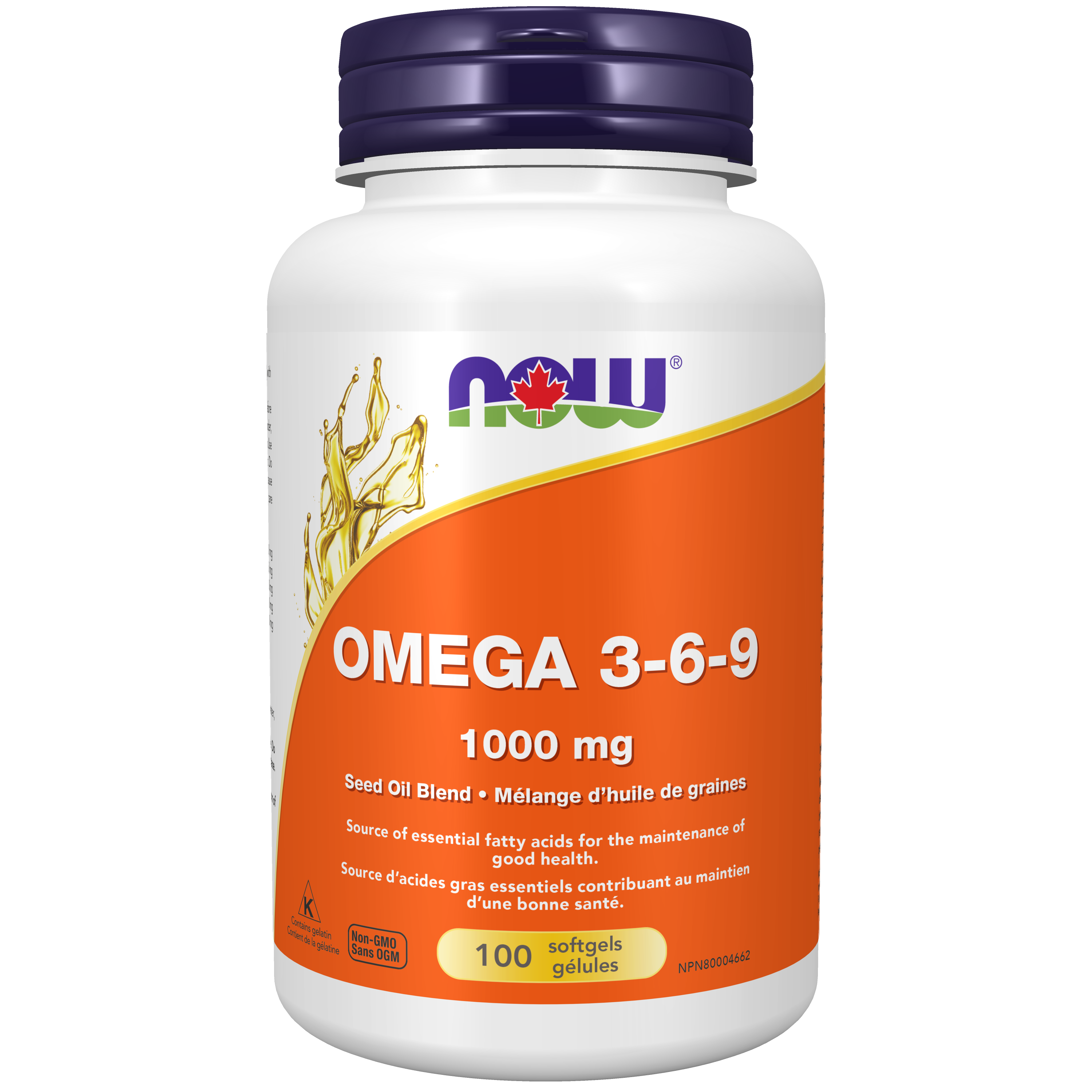 Now - Omega 3-6-9 - 1000mg 100 Softgel