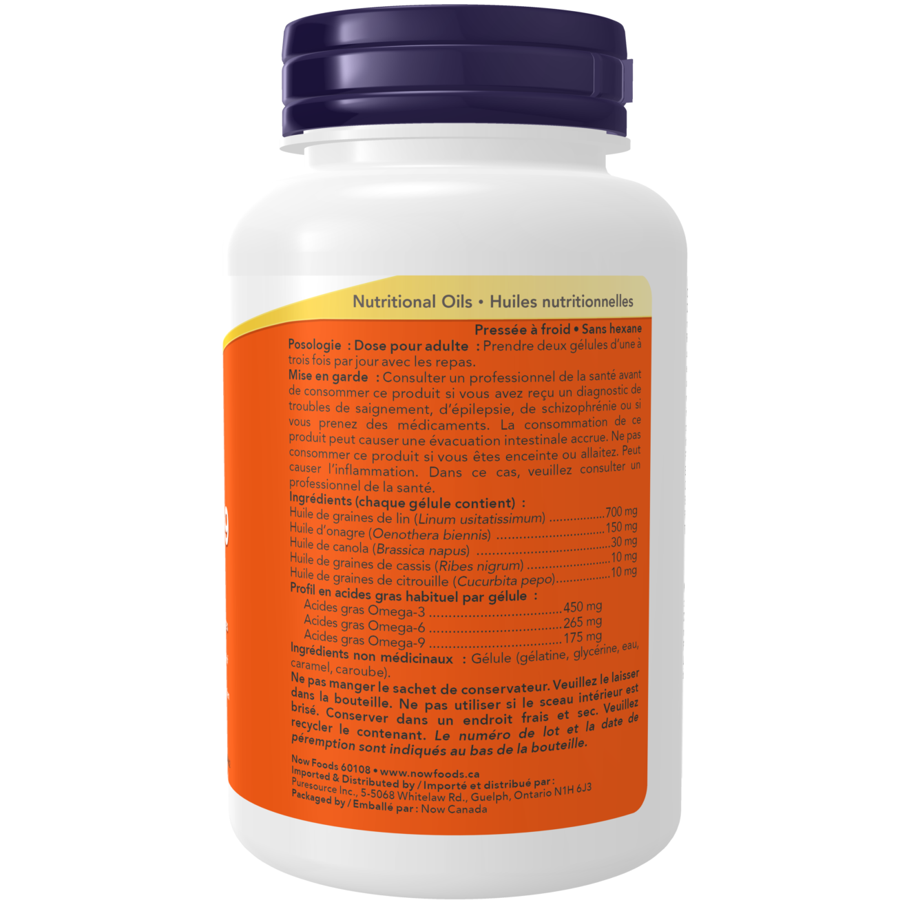 Now - Omega 3-6-9 - 1000mg 100 Softgel